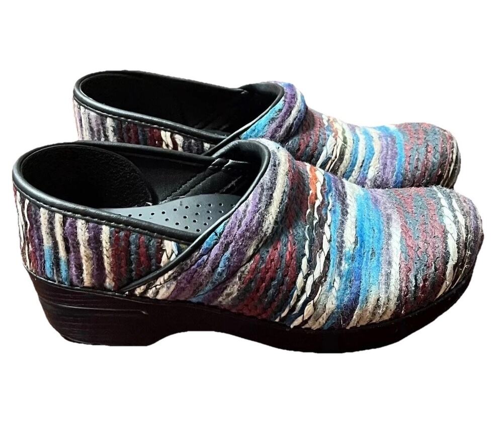 Dansko Women’s Coated Yarn Professional Pro Clogs Size 38